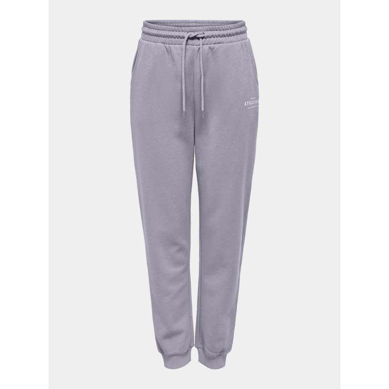 Jogging regular taille haute pica gris femme - Only