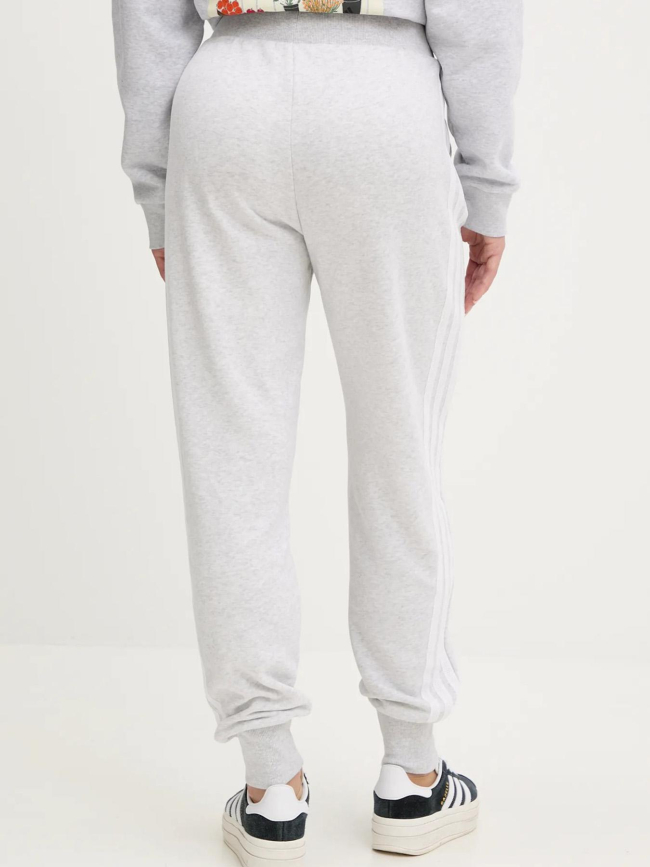 Jogging french terry logo gris chiné femme - Adidas