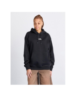 Sweat à capuche essential oversize noir femme - The North Face