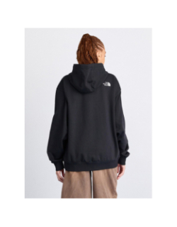 Sweat à capuche essential oversize noir femme - The North Face