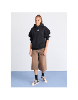 Sweat à capuche essential oversize noir femme - The North Face