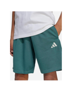 Short jogging french terry logo vert garçon - Adidas