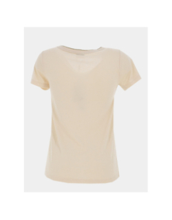 T-shirt col v pailleté dalila beige femme - Jdy
