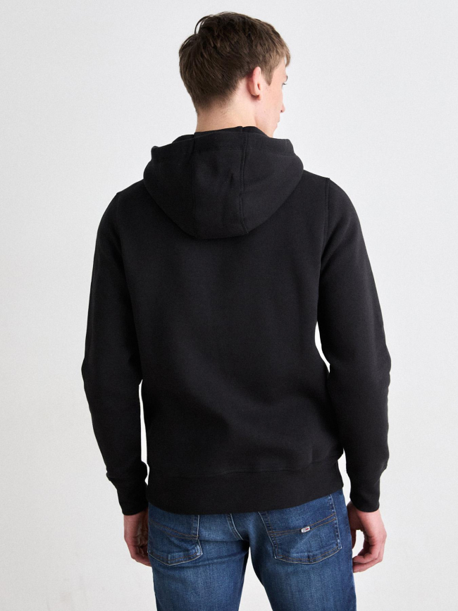 Sweat à capuche core logo noir homme - Tommy Hilfiger