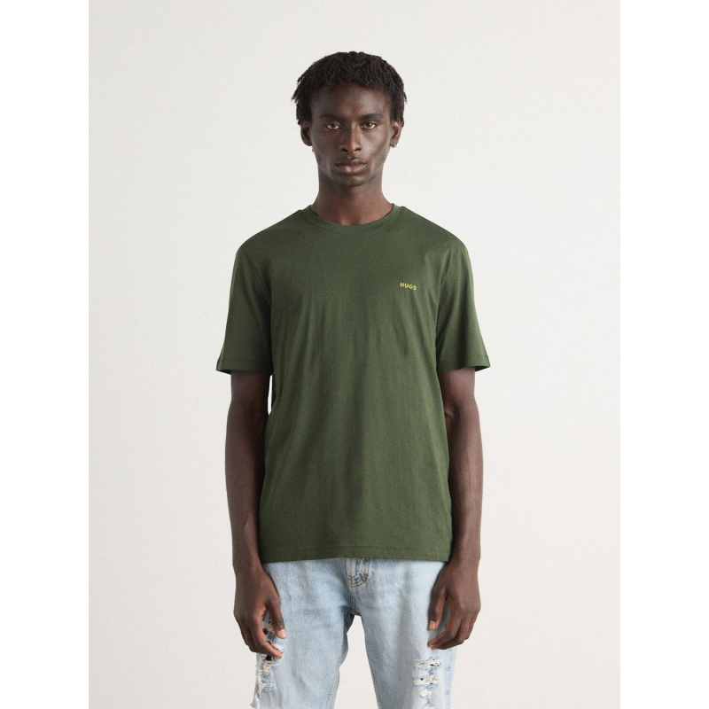 T-shirt dero vert foncé homme - Hugo