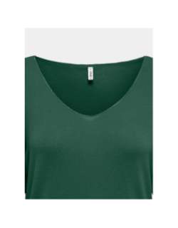 Pull fin uni hanna vert femme - Only