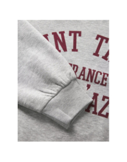 Sweat à col rond jxmerle st tropez gris femme - JJXX