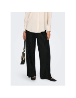 Pantalon plissé ample ravenna noir femme - Only