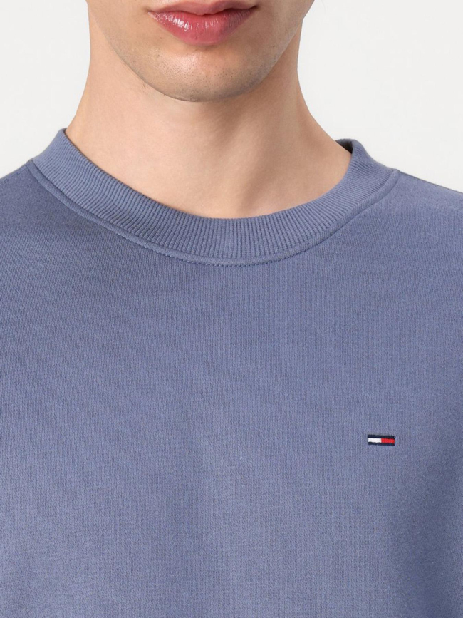 Sweat regular flag crew bleu homme - Tommy Jeans