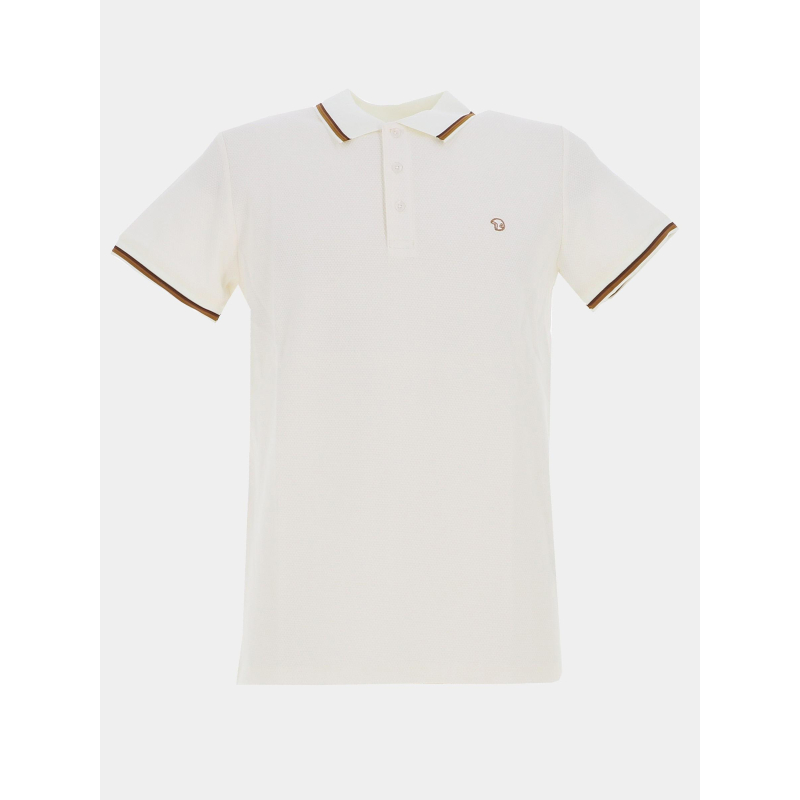 Polo gac uni blanc homme - Benson & Cherry