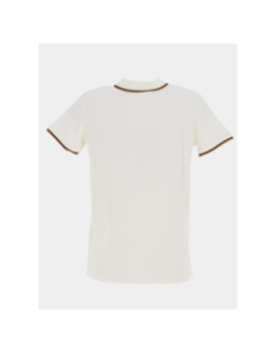 Polo gac uni blanc homme - Benson & Cherry