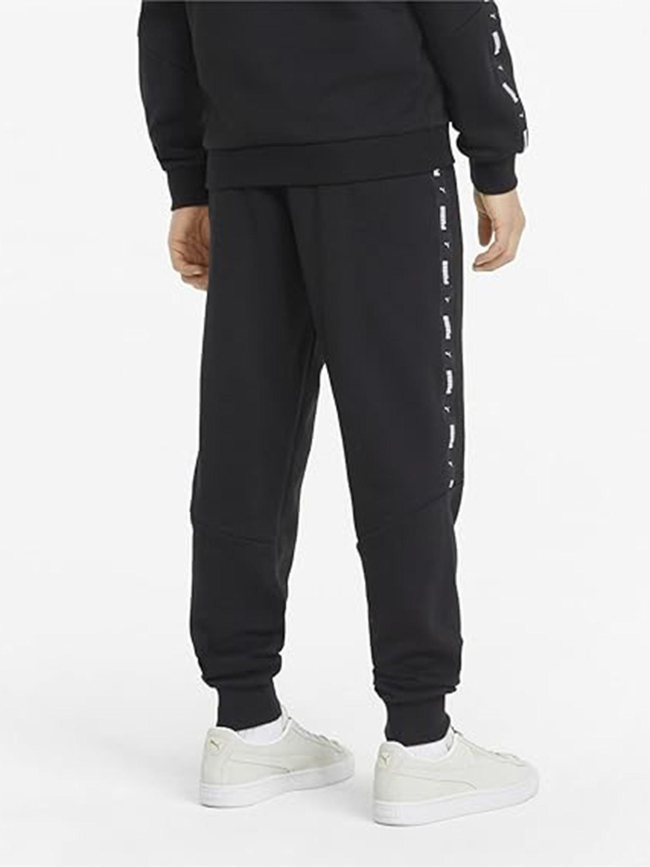 Pantalon jogging essential tape noir enfant - Puma