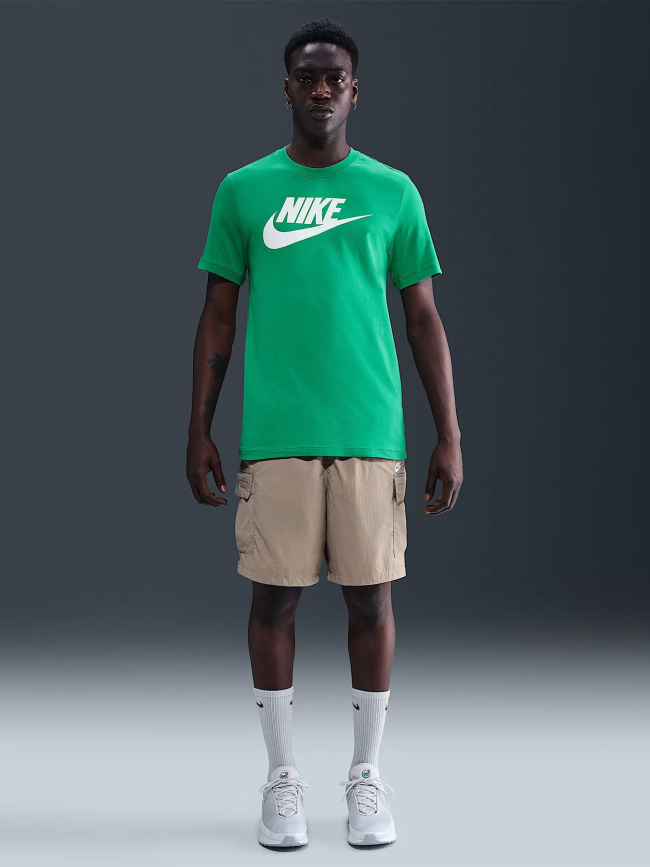 T-shirt à manches courtes icon futura vert homme - Nike