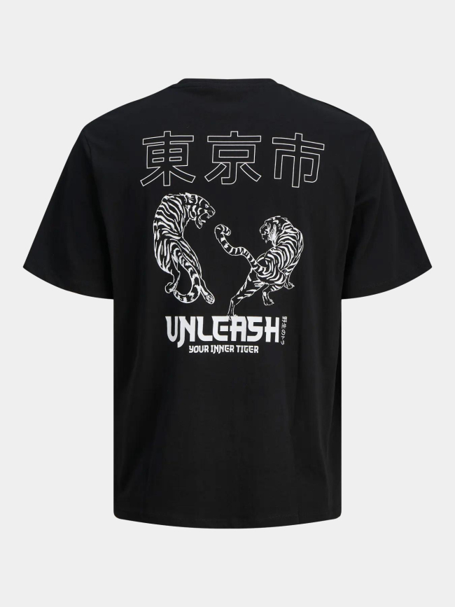 T-shirt miko noir garçon - Jack & Jones