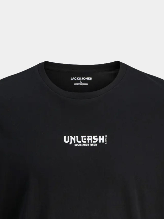 T-shirt miko noir garçon - Jack & Jones