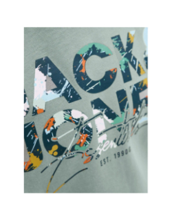 T-shirt à manches longues jjgeplas vert garçon - Jack & Jones