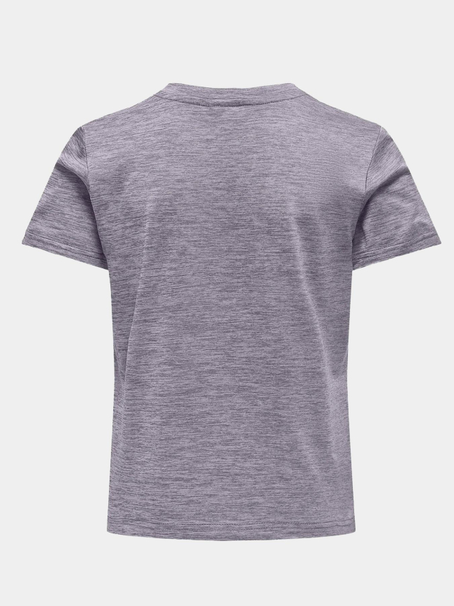 T-shirt de sport core life violet fille - Only Play
