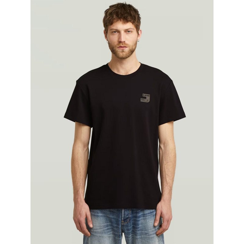 T-shirt à manches courtes chest logo noir homme - G Star