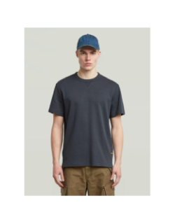 T-shirt uni nifous bleu homme - G Star