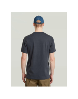 T-shirt uni nifous bleu homme - G Star