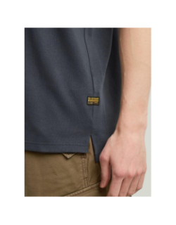 T-shirt uni nifous bleu homme - G Star