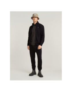 Sweat zippé nifous noir homme - G Star