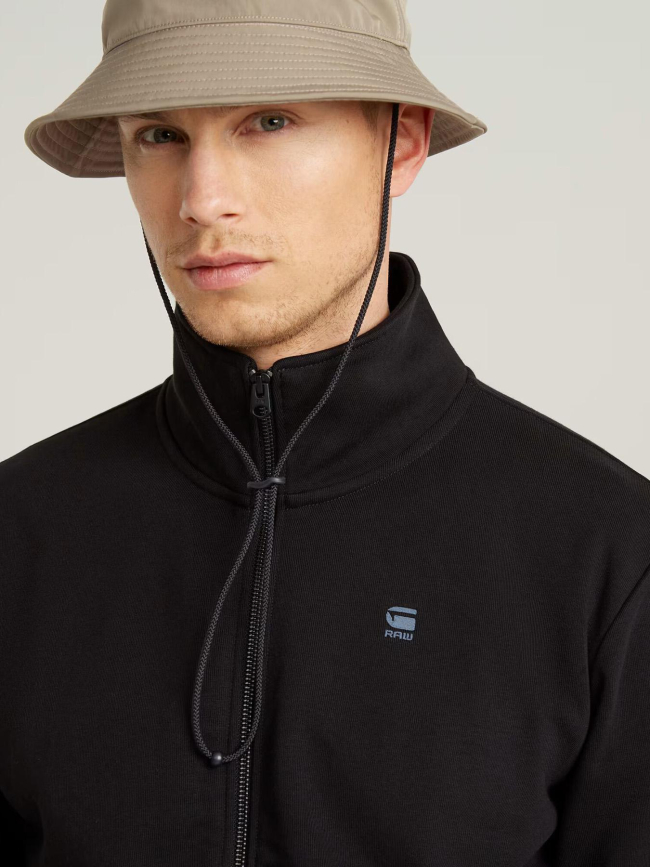 Sweat zippé nifous noir homme - G Star