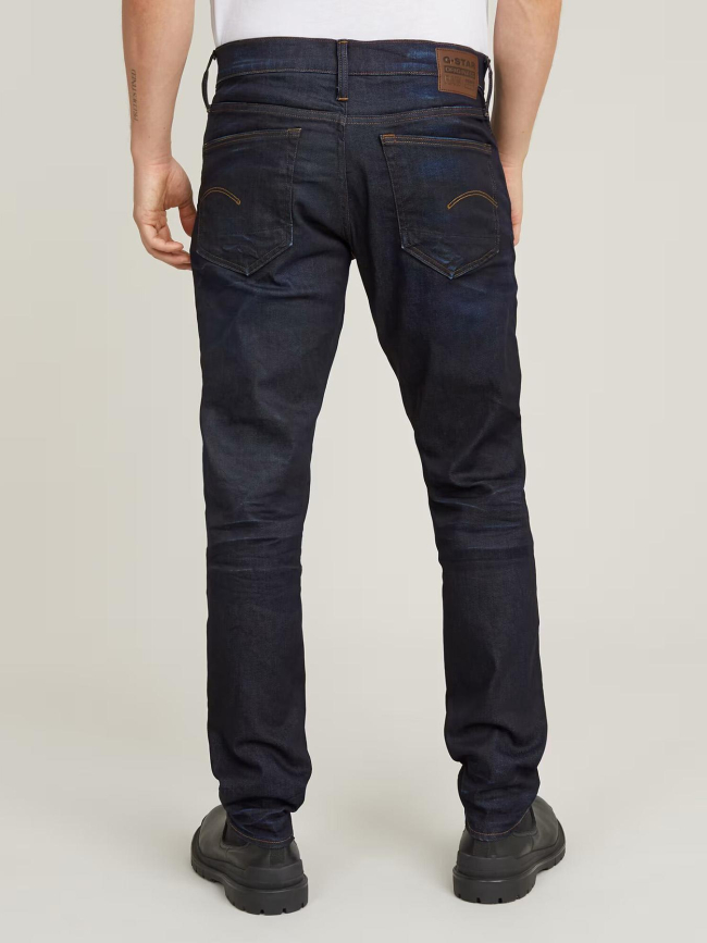 Jean 3301 regular tappered bleu marine homme - G Star
