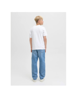 T-shirt à manches courtes jjelogo blanc garçon - Jack & Jones