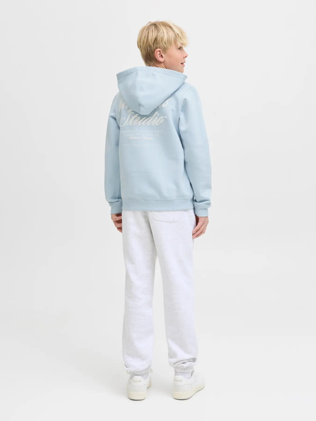 Sweat à capuche jornorrebro bleu garçon - Jack & Jones