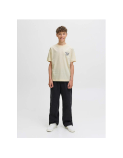 T-shirt à manches courtes jornorrebro beige garçon - Jack & Jones