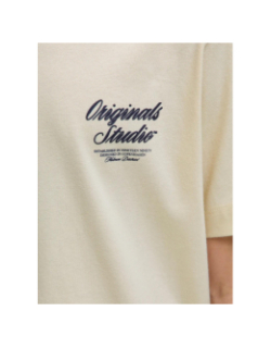 T-shirt à manches courtes jornorrebro beige garçon - Jack & Jones