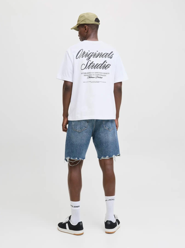 T-shirt à manches courtes jornorrebro blanc homme - Jack & Jones