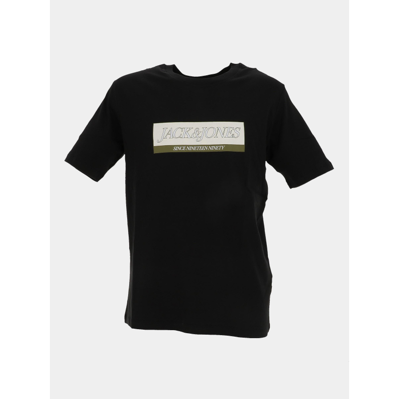 T-shirt jorinwood block noir homme - Jack & Jones