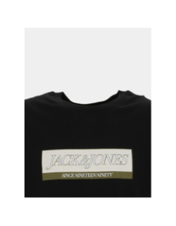 T-shirt jorinwood block noir homme - Jack & Jones