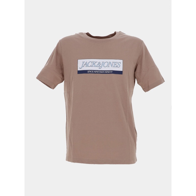 T-shirt jorinwood beige homme - Jack & Jones