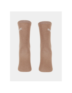 Chaussettes pailletées boudeuse sebby marron femme - Pieces
