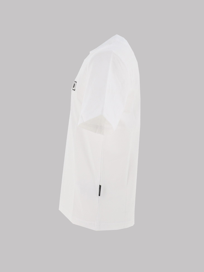 T-shirt à manches courtes logo encadré blanc garçon - Chabrand