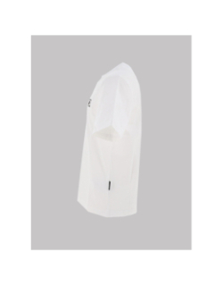 T-shirt à manches courtes logo encadré blanc garçon - Chabrand