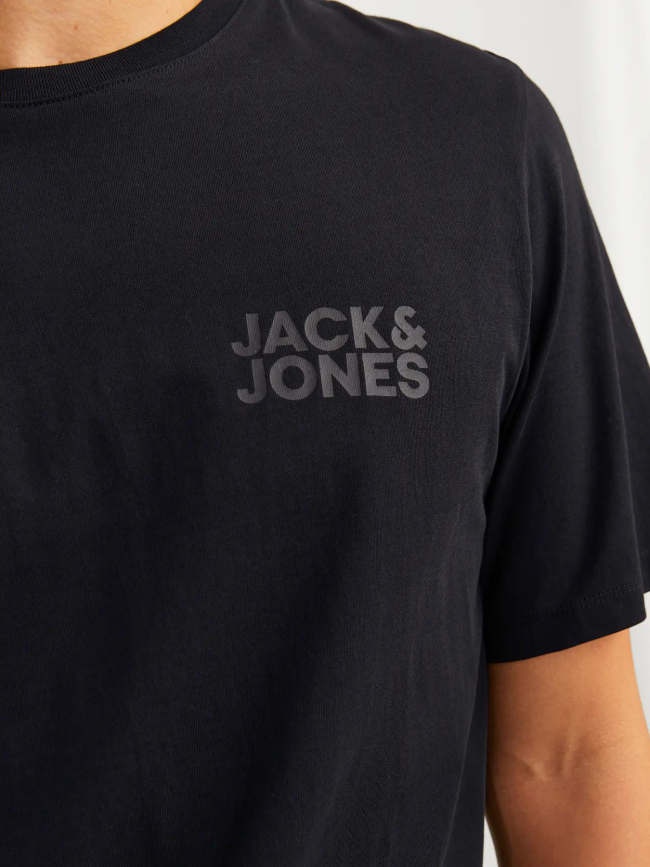 T-shirt à manches courtes jjecorp logo noir homme - Jack & Jones