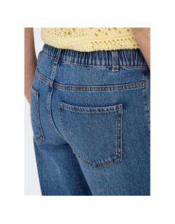 Pantalon large comet bleu femme - Only