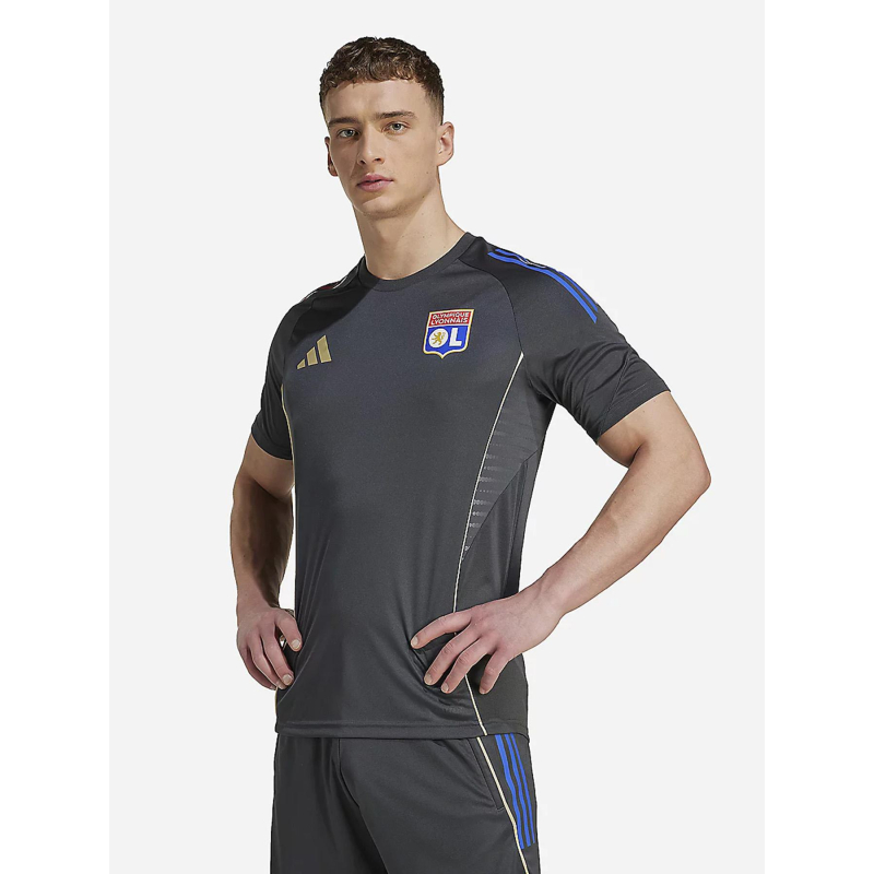Maillot d'entrainement olympique lyonnais 25/26 gris homme - Adidas