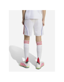 Short de football olympique lyonnais domicile 25/26 blanc enfant - Adidas