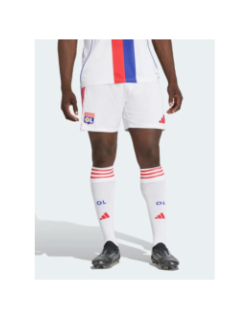 Short de football olympique lyonnais domicile 25/26 blanc homme - Olympique Lyonnais