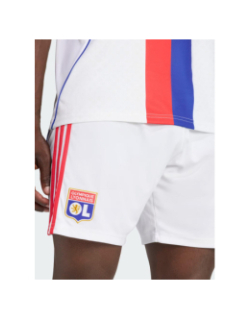 Short de football olympique lyonnais domicile 25/26 blanc homme - Olympique Lyonnais