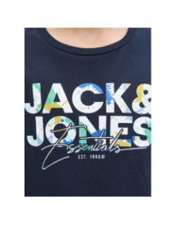 T-shirt à manches courtes jjgeplas bleu marine garçon - Jack & Jones