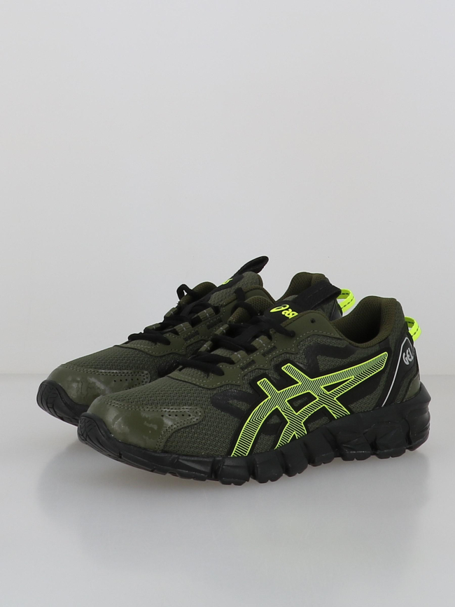 Baskets gel quantum 90 3 gs kaki enfant - Asics