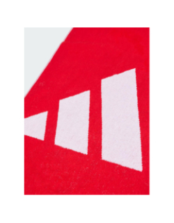 Petite serviette de bain logo 3 bandes rouge - Adidas