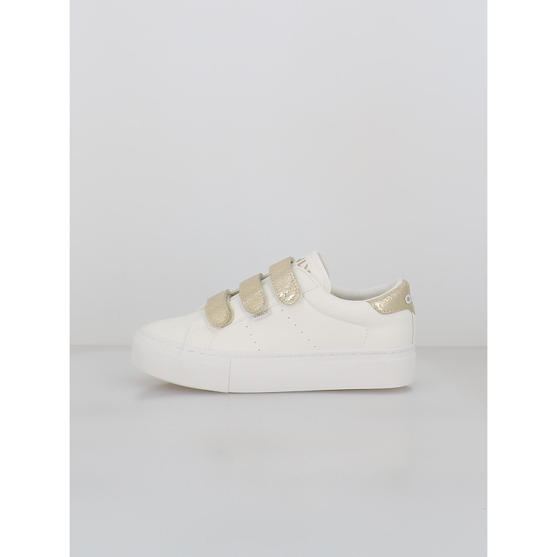 Baskets à scratch donna blanc doré femme - Only