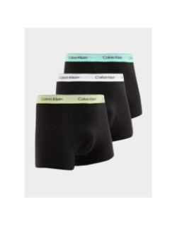 Pack de 3 boxers icon à élastiques colorés noir homme - Calvin Klein